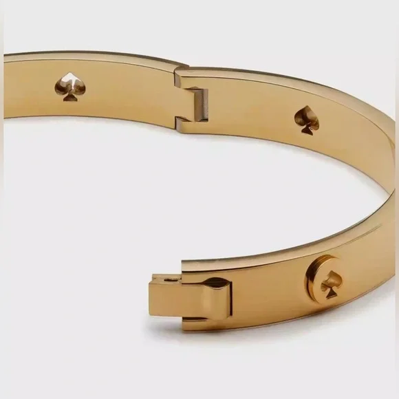 Kate Spade Gold Spade Studs Bangle Bracelet - Picture 2 of 4
